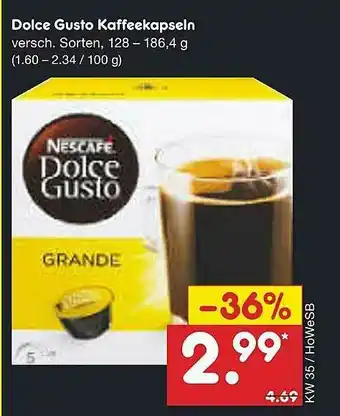 Netto Marken-Discount Dolce Gusto Kaffeekapseln Angebot