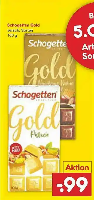 Netto Marken-Discount Schogetten Gold Angebot