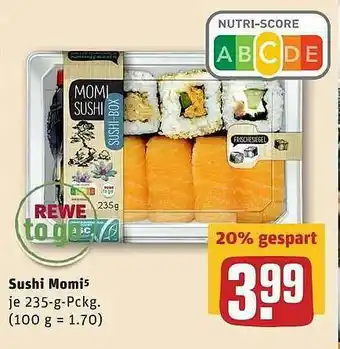 REWE Rewe To Go Sushi Momi Angebot