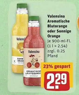 REWE Valensina Aromatische Blutorange Oder Sonnige Orange Angebot