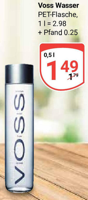 Globus Voss Wasser 0,5 L Angebot