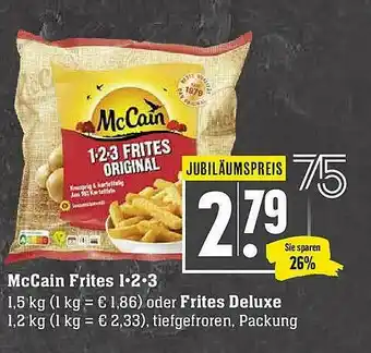 Scheck-in-Center Mccain Frites 1.2.3 Angebot