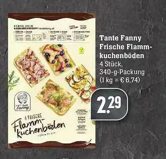 Scheck-in-Center Tante Fanny Frische Flamm-kuchenböden Angebot