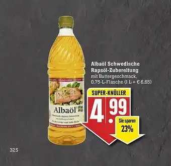 Scheck-in-Center Albaö Schwedische Rapsöl-zubereitung Angebot