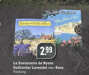 Scheck-in-Center La Savonnerie De Nyons Dufttücher Lavendel Oder Rose Angebot