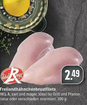 Scheck-in-Center Freilandhähnchenbrustfilets Label Rouge Angebot