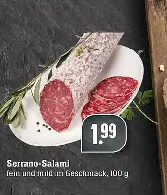 Scheck-in-Center Serrano-salami Angebot