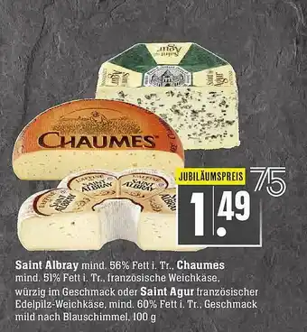 Scheck-in-Center Saint Albray Chaumes Oder Saint Agur Angebot