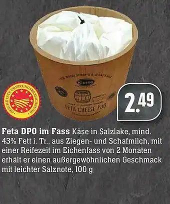 Scheck-in-Center Feta Dpo Im Fass Angebot