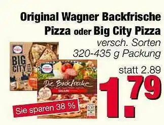 Edeka Scherer Original Wagner Backfrische Pizza Oder Big City Pizza Angebot