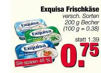 Edeka Scherer Exquisa Frischkäse Angebot