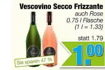 Edeka Scherer Vescovino Secco Frizzante Angebot