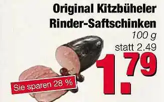 Edeka Scherer Original Kitzbüheler Rinder-saftschinken Angebot