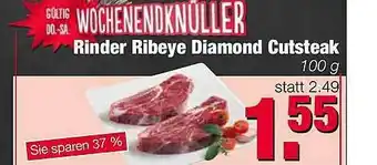 Edeka Scherer Rinder Ribeye Diamond Cutsteak Angebot