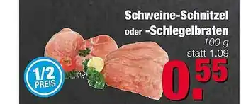 Edeka Scherer Schweine-schnitzel Oder -schlegelbraten Angebot