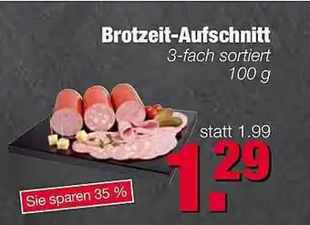 Edeka Scherer Brotzeit-aufschnitt Angebot