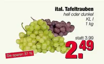 Edeka Scherer Ital. Tafeltrauben Angebot