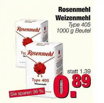 Edeka Scherer Rosenmehl Weizenmehl Angebot