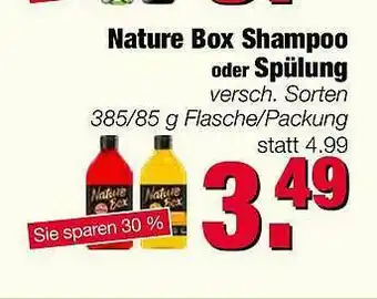 Edeka Scherer Nature Box Shampoo Oder Spülung Angebot