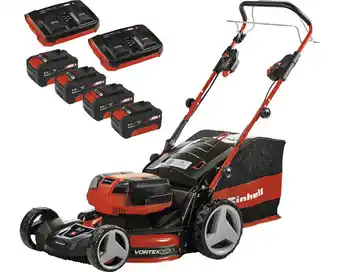 Hornbach Akku rasenmäher einhell power-x-change ge-cm 36/47 s hw li inkl. 4 akku und 2 twincharger Angebot