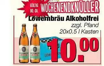 Edeka Scherer Löwernbraü Akoholfrei Angebot