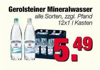 Edeka Scherer Gerolsteiner Mineralwasser Angebot