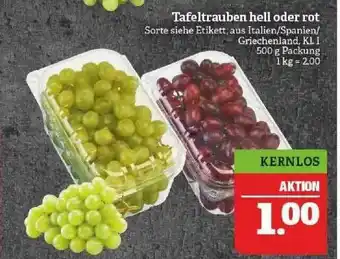 Marktkauf Tafeltrauben Hell Oder Rot Angebot