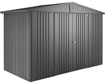 Hornbach Gerätehaus biohort europa 4a 296 x 152 cm dunkelgrau-metallic Angebot