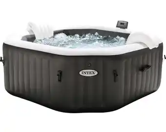 Hornbach Aufblasbarer whirlpool intex pure spa 79 octagon bubble jet 128458 mit integriertem kalkschutz- und salzwassersystem, 4 hochl Angebot