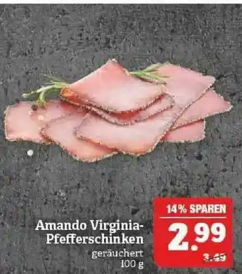 Marktkauf Amando Virginia - Pfefferschinken Angebot