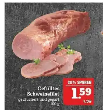 Marktkauf Cafülltes Schweinefilet Angebot