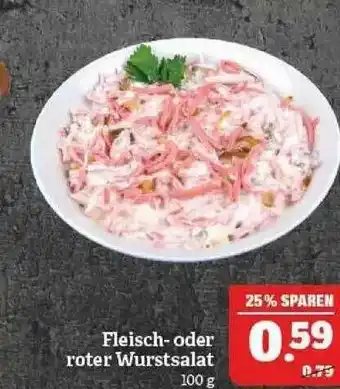 Marktkauf Fleisch-oder Roter Wurstsalat Angebot