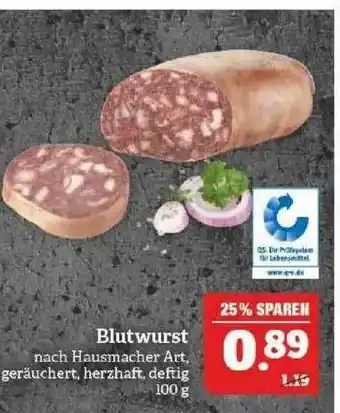 Marktkauf Blutwurst Angebot