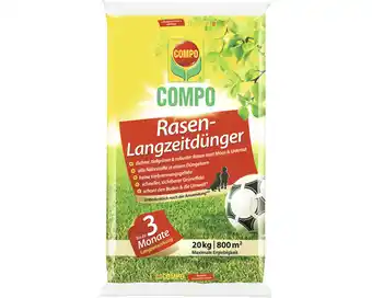 Hornbach Compo rasen-langzeitdünger 20 kg 800 m² Angebot