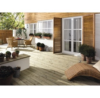 Hornbach Konsta terrassendiele kiefer kdi geriffelt/glatt 21x90x2500 mm Angebot