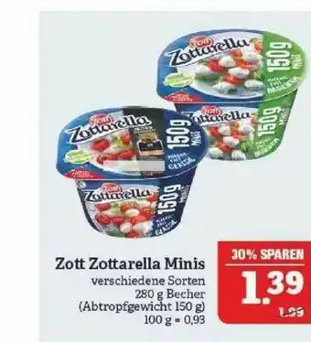 Marktkauf Zott Zottarella Minis Angebot