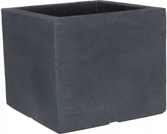 Hornbach Pflanztopf geli kubus kunststoff 30x30x26 cm anthrazit Angebot