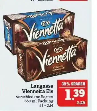 Marktkauf Langnese Viennetta Eis Angebot