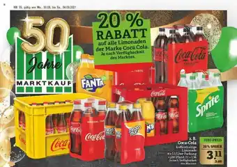 Marktkauf Z. B. Coca-cola Angebot