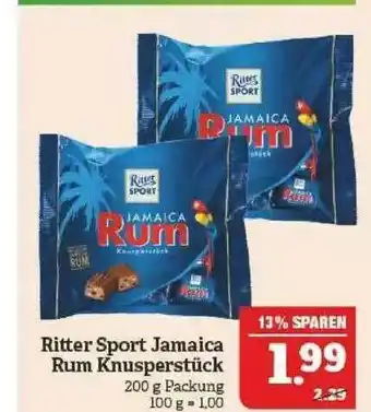 Marktkauf Ritter Sport Jamaica Rum Knusperstück Angebot