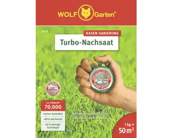 Hornbach Rasensamen wolf-garten turbo nachsaat lr 1 kg 50 m² Angebot