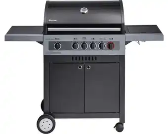 Hornbach Enders gasgrill boston black 4 ik turbo 144 x 61 x 115 cm 4-brenner Angebot