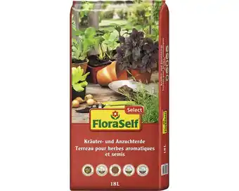 Hornbach Kräuter und anzuchterde floraself select 18l Angebot