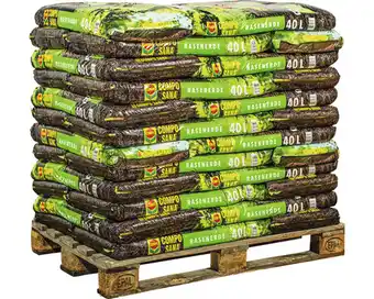 Hornbach Compo sana® rasenerde (36 sack x 40 liter = 1,44 m³) 1 palette Angebot