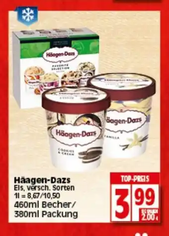 Elli Markt Häagen Dazs 460 ml / 380 ml Angebot