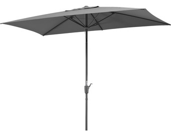 Hornbach Sonnenschirm schneider tunis 270 x 150 x 250 cm polyester 160 g/m² anthrazit Angebot
