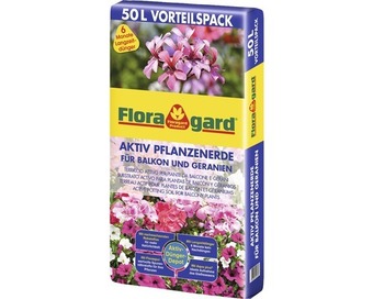 Hornbach Aktiv-pflanzenerde floragard 50 l torfreduziert Angebot