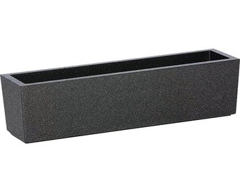 Hornbach Pflanzgefäß 78 x 19,7 x 19.5 cm kunststoff schwarz Angebot