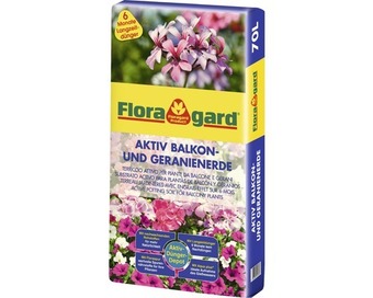 Hornbach Aktiv-balkonpflanzenerde und geranienerde floragard 70 l Angebot