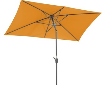 Hornbach Sonnenschirm schneider tunis 270 x 150 cm mandarine Angebot